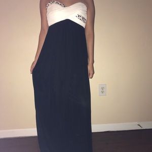 Black and white dress